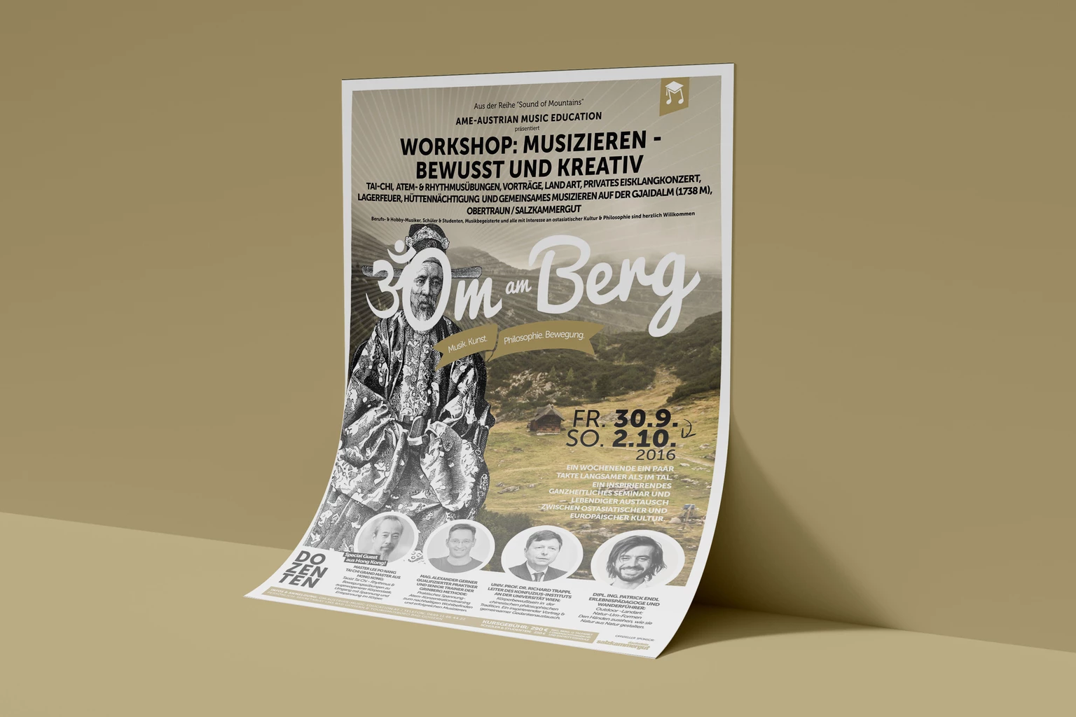 Om am Berg Poster