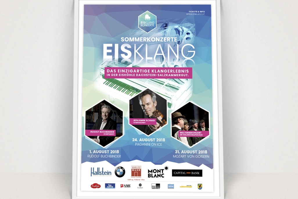 Eisklang Concerts Branding, Marketing Ticket Platform