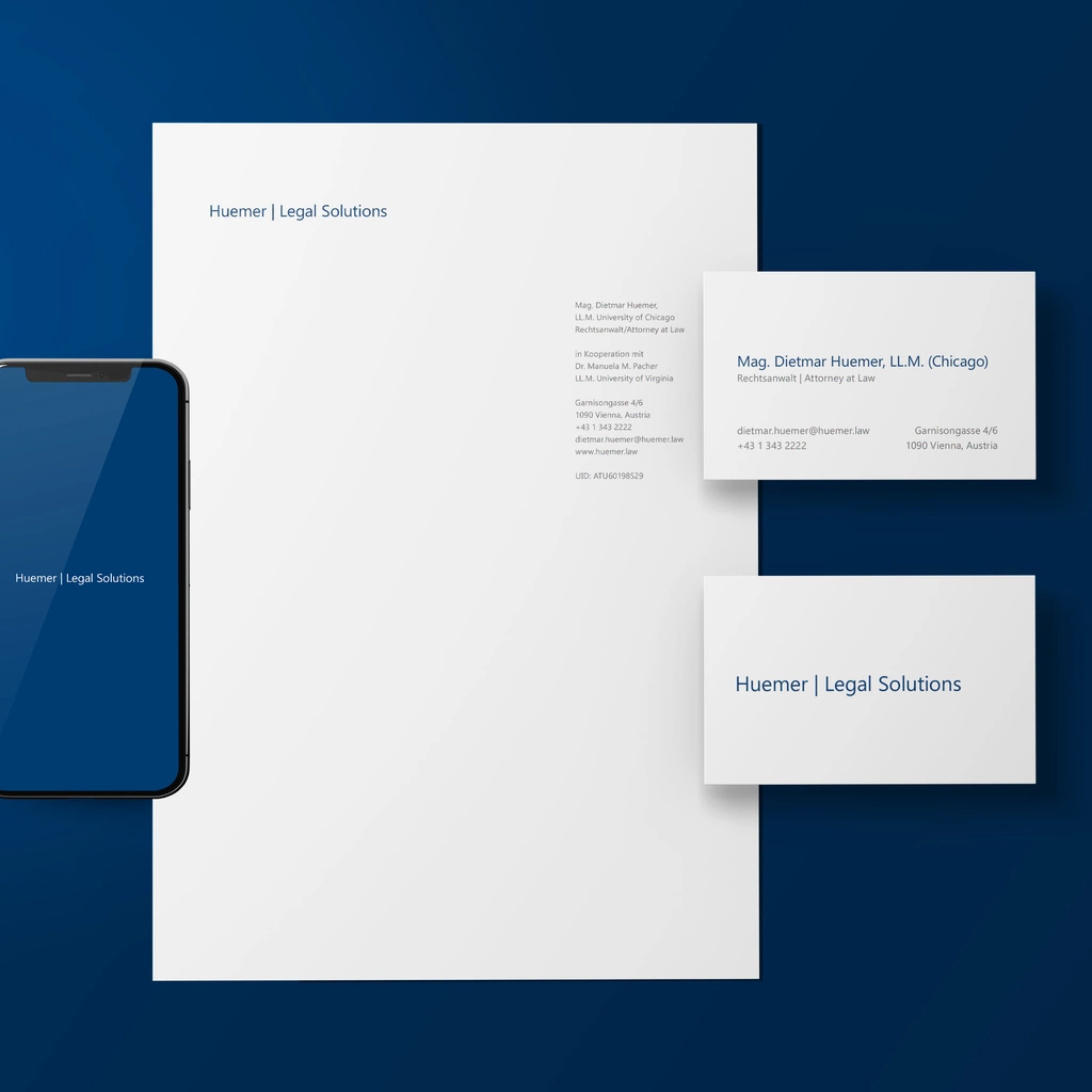 Branding for Huemer Legal Solutions