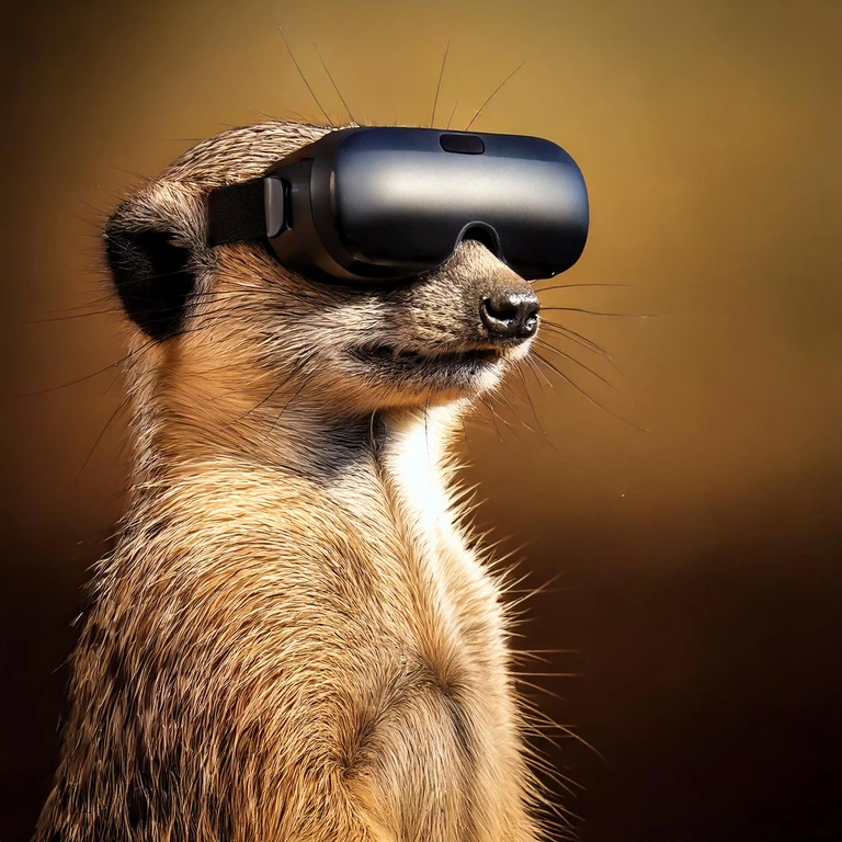 Meerkat with AR Googles